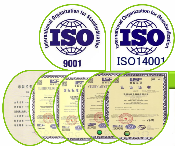 Quality Certifications
